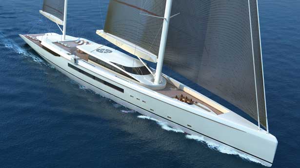 Image for article Mantis' 80 metre concept sailing yacht