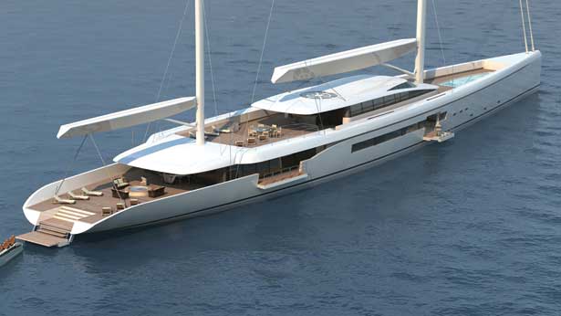 Image for article Mantis' 80 metre concept sailing yacht