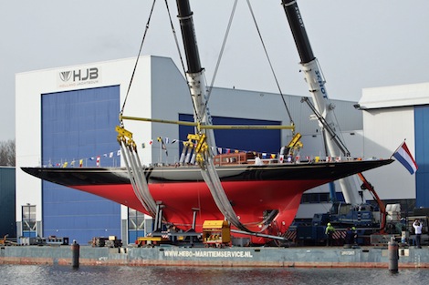 Image for article Holland Jachtbouw launches J-Class 'Rainbow'